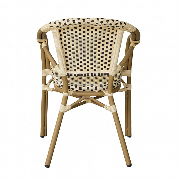 Кабри обеденная группа плетеная на 4 персоны, цвет бежево-коричневый фото 7