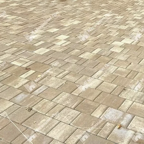 Тротуарная плитка Braer Старый Город Ландхаус 60 мм Colormix Миндаль фото 8