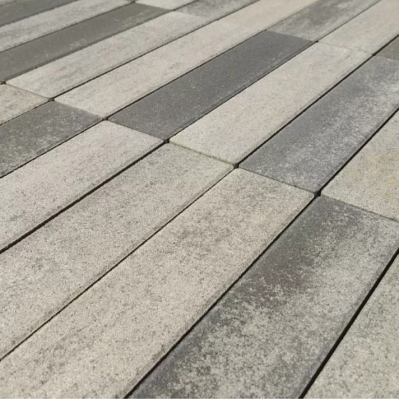 Тротуарная плитка Braer Ригель 320x80x60 мм Colormix Туман фото 1
