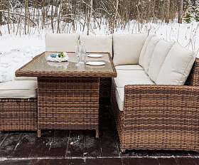 Комплект мебели Zorro Royal Family из искусственного ротанга, цвет коричневый
