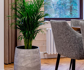 Кашпо Concretika Bowl D80 H45 Concrete Grey Light