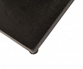 Каффе интерьерный стол из HPL квадратный 70х70см, цвет дуб