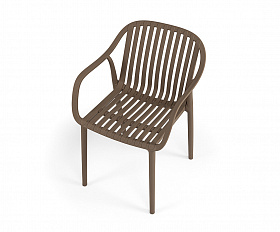 Мохито стул пластиковый, цвет бежево-коричневый