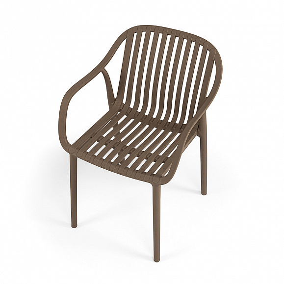 Мохито стул пластиковый, цвет бежево-коричневый фото 4