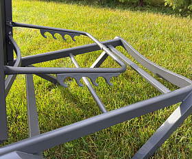 Комплект шезлонгов Enzo Royal Family из алюминия черный