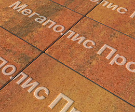 Тротуарная плитка Выбор Прямоугольник Б.5.П.8 600х300х80 мм Листопад Арабская ночь