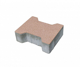 Тротуарная плитка 342 механический завод Катушка 200х165х80 мм, капучино