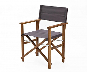 Стул из акации DIRECTOR темно-серый Joygarden