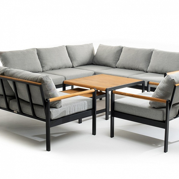 Лаунж зона из алюминия MAYA XL темный графит Joygarden фото 3