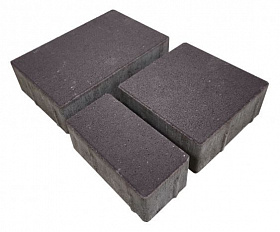 Тротуарная плитка Лидер 40 Провинция 60 мм Коричневый