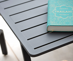 Комплект лаунж мебели Malmo Brafritid с 2-х местным диваном, антрацит/зелёный, алюминий