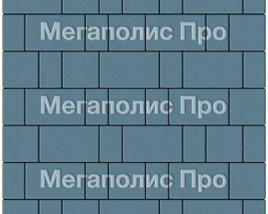 Тротуарная плитка Выбор Старый город А.1.Фсм.4 40 мм. Синий