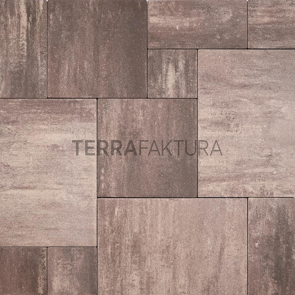 Тротуарная плитка Terrafaktura Ларго  60 мм Бархатный закат фото 1
