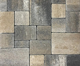 Тротуарная плитка Выбор Мюнхен Б.2. Фсм.6 60 мм Листопад гранит Старый замок