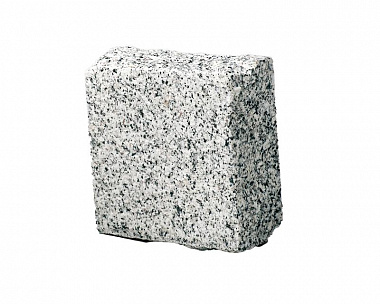 Брусчатка гранитная 100x100x50 мм пилено-колотая Ташмурунское месторождение Француженка