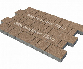 Тротуарная плитка Фабрика Готика Новый Город 60 мм Сильвер 16