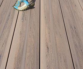 Террасная доска ПРАКТИК КОЭКСТРУЗИЯ Мультиколор 4000 или 3000х147х24 мм, цвет Венеция