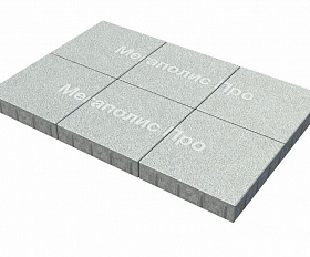 Тротуарная плитка Фабрика Готика Квадрат 400х400х60 мм Голд Кристалл