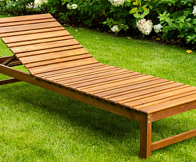Шезлонг из акации КАРО Joygarden