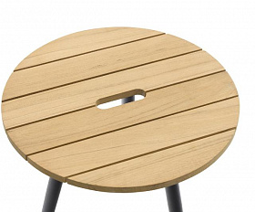 Кофейный комплект Marine Brafritid антрацит/натуральный, алюминий/тик