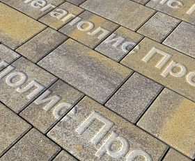 Тротуарная плитка Выбор Старый город Искусственный камень 1Ф.6 60 мм. Доломит