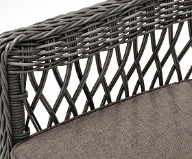 Сицилия плетеный стул из искусственного ротанга, цвет графит