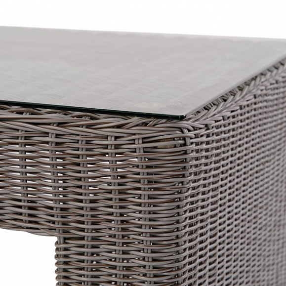 Стол плетеный кофейный из искусственного ротанга SUNSTONE Joygarden фото 4