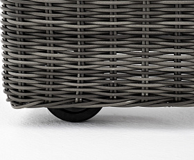 Рим шезлонг с подушкой, цвет графит