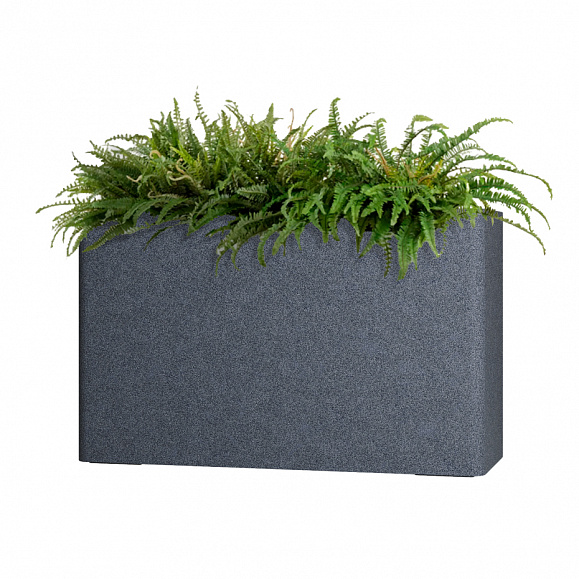 Кашпо TERRAFAKTURA Флора 90x35xH55 Базальт фото 1