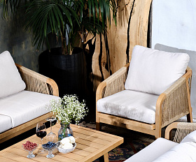 Диванная группа из акации RIMINI XL Joygarden