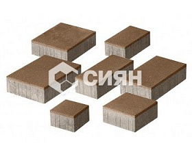 Тротуарная плитка Сиян Мультиформат П19-7 70 мм Дикий камень