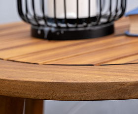 Кофейный комплект из акации DIRECTOR темно-серый Joygarden