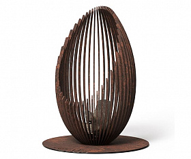 Костровая чаша Vitgarden LOCUS AIR corten из стали 120x80x80 см