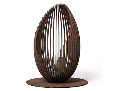 Костровая чаша Vitgarden LOCUS AIR corten из стали 120x80x80 см