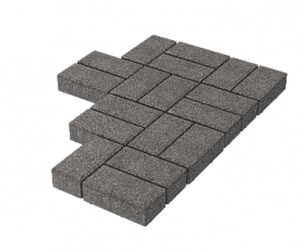 Брусчатка Stellard 200x100x80 мм Серый