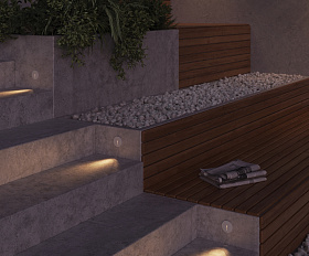 Подсветка для лестниц Lock Maytoni O014SL-L3W3K цвет Белый