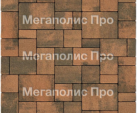 Тротуарная плитка Выбор Мюнхен Б.2. Фсм.6 60 мм Листопад гранит Мустанг