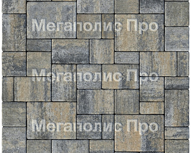 Тротуарная плитка Выбор Мюнхен Б.2. Фсм.6 60 мм Искусственный камень Базальт