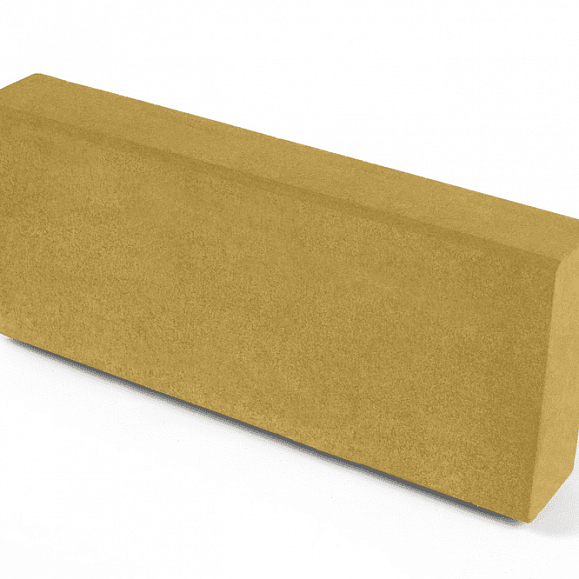 Бортовой камень тротуарный Нобетек БР 50.20.8 желтый фото 1