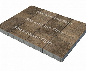 Тротуарные плиты Выбор Квадрум В.1.К.10 300х300х100 мм Листопад Гранит Шелковица