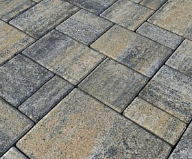 Тротуарная плитка Выбор Мюнхен Б.2. Фсм.6 60 мм Искусственный камень Базальт