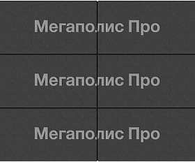 Тротуарная плитка Выбор Прямоугольник Б.5.П.8 600х300х80 мм Стандарт Черный