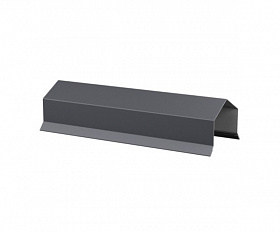 Верхняя заглушка Металлопрофиль Rancho Pe Standart 0,45 RAL7024