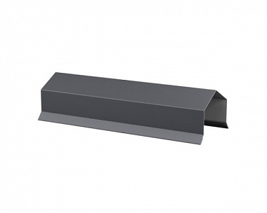 Верхняя заглушка Металлопрофиль Rancho Pe Standart 0,45 RAL7024