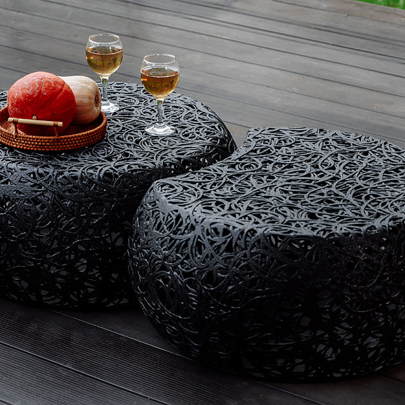 Стол Vitgarden Puzzle Table из базальта, цвет черный фото 1