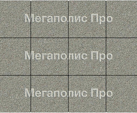 Тротуарная плитка Фабрика Готика Квадрат 300х300х60 мм Сильвер 10