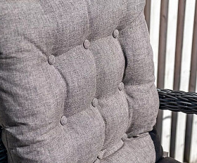 Лаунж-зона Толедо 4SIS из искусственного ротанга, цвет графит