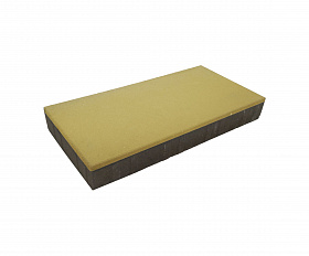 Тротуарная плита Лидер 40 600х300х80 мм Желтый