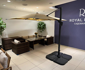 Зонт Sky Royal Family квадратный в комплекте с базой