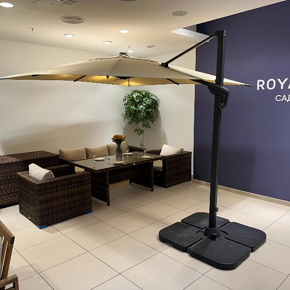 Зонт Sky Royal Family квадратный в комплекте с базой фото 2